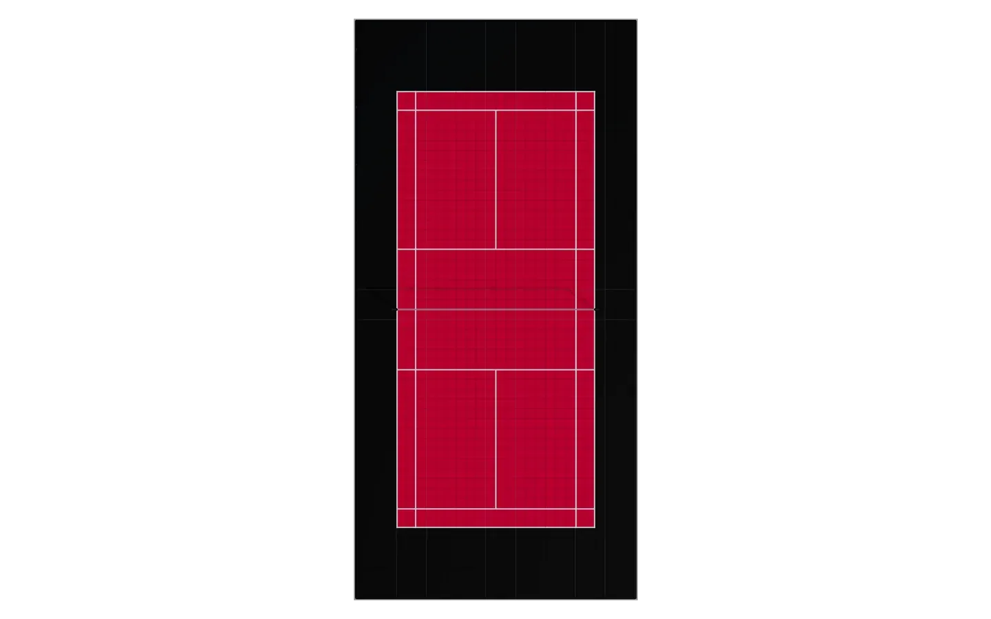 Court badminton — standard