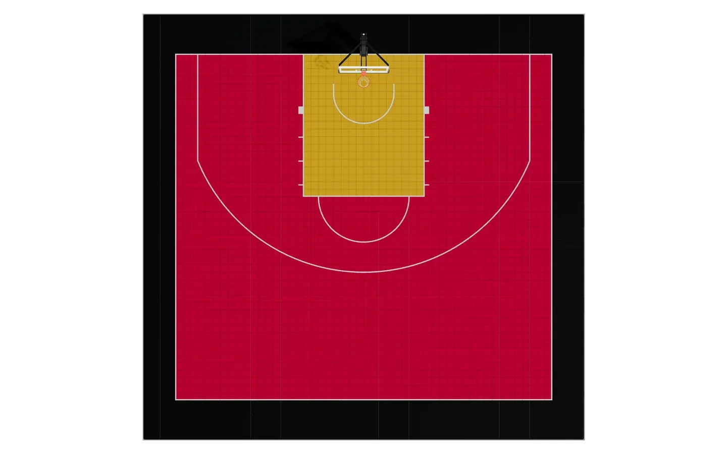 Demi-terrain NBA