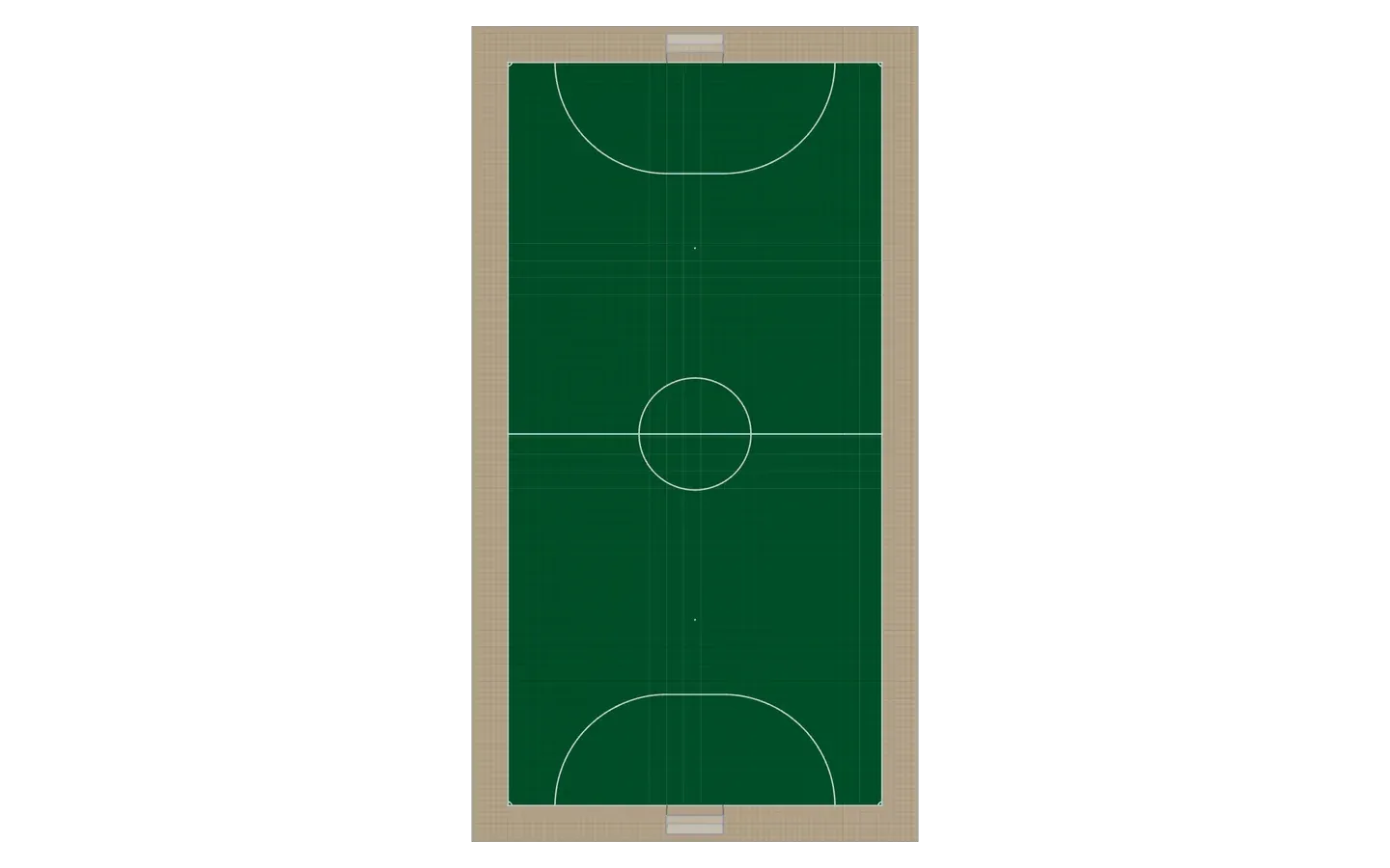 Futsal international 40 × 20 m