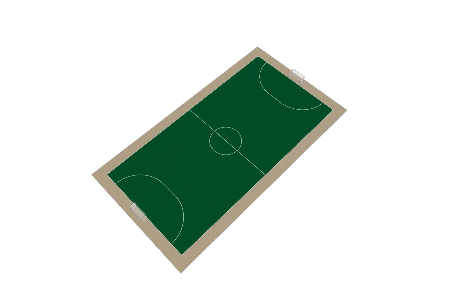 Futsal international 40 × 20 m