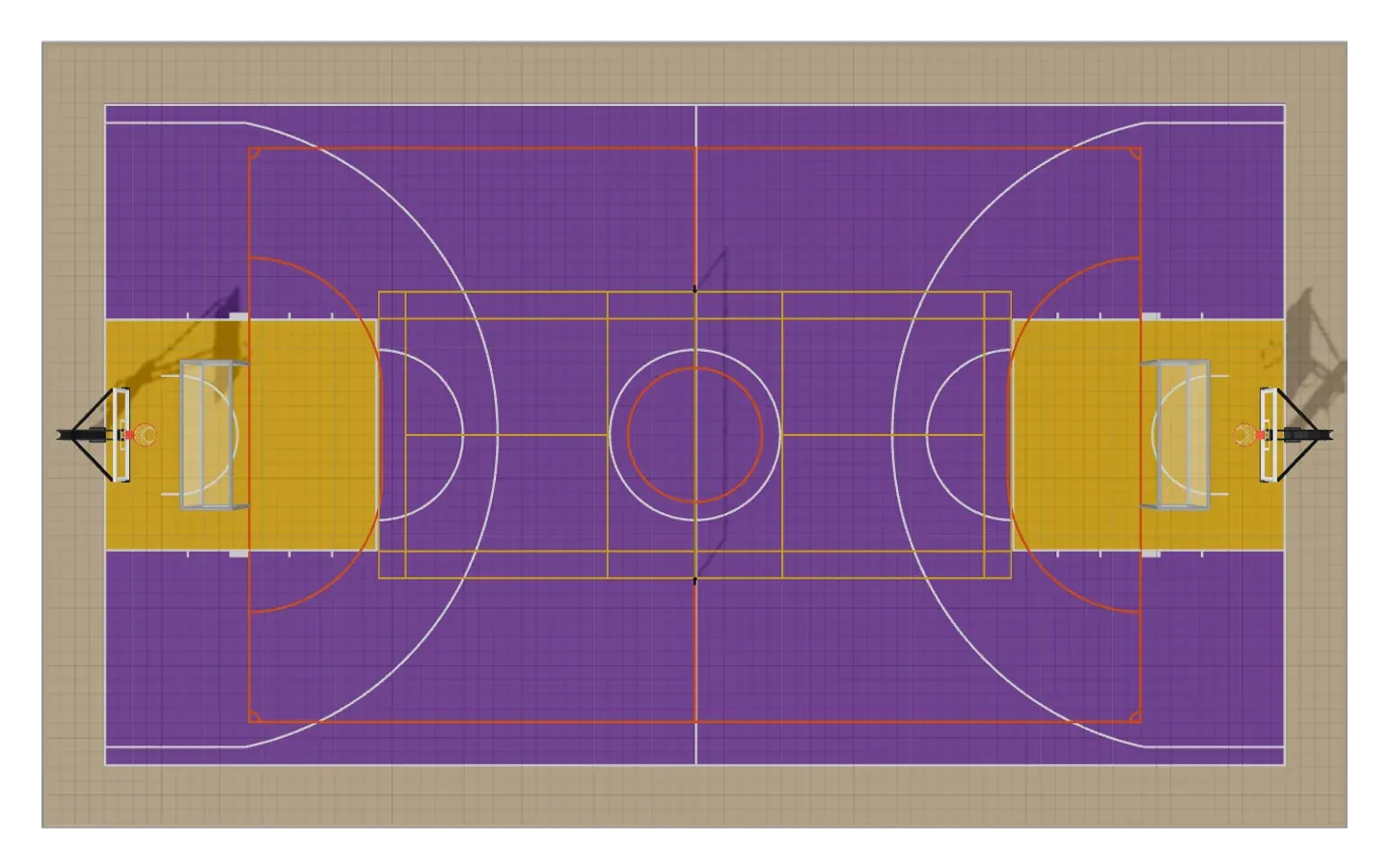 Multisport municipal 27 × 16 m