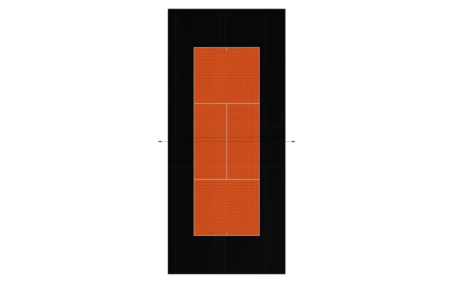 Tennis orange (60 ft)