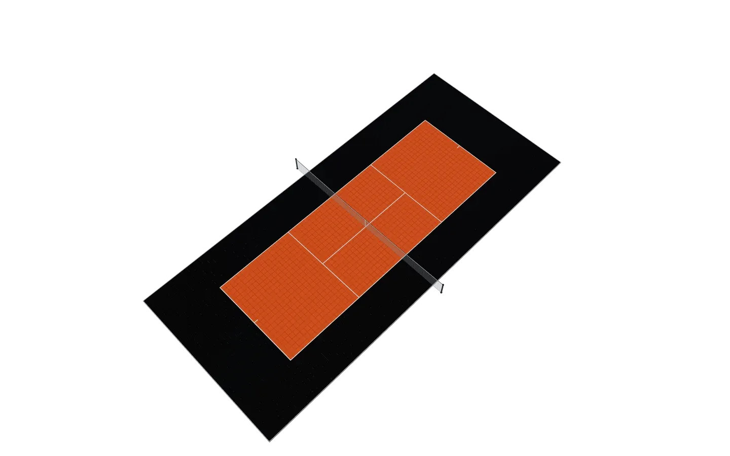 Tennis orange (60 ft)