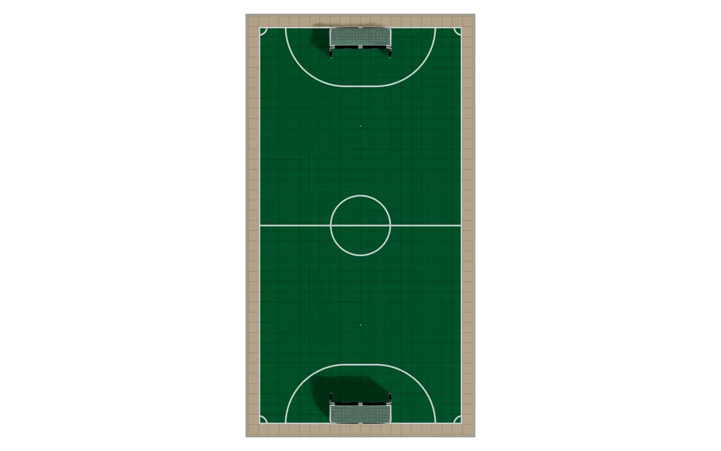 Terrain de jardin 12 × 6 m