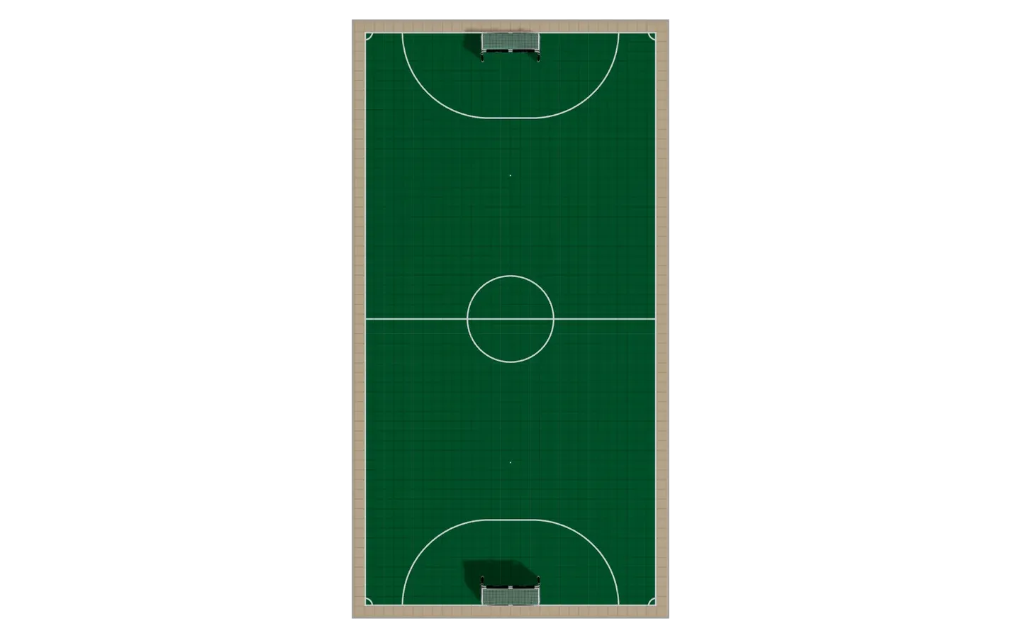Terrain de jardin 18 × 9 m